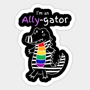 Ally-gator Sticker